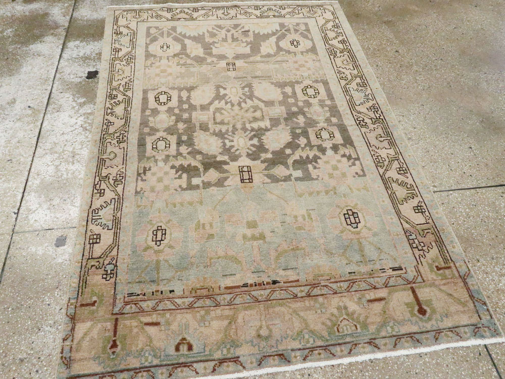Vintage Persian Malayer Rug, No.26372 - Staging