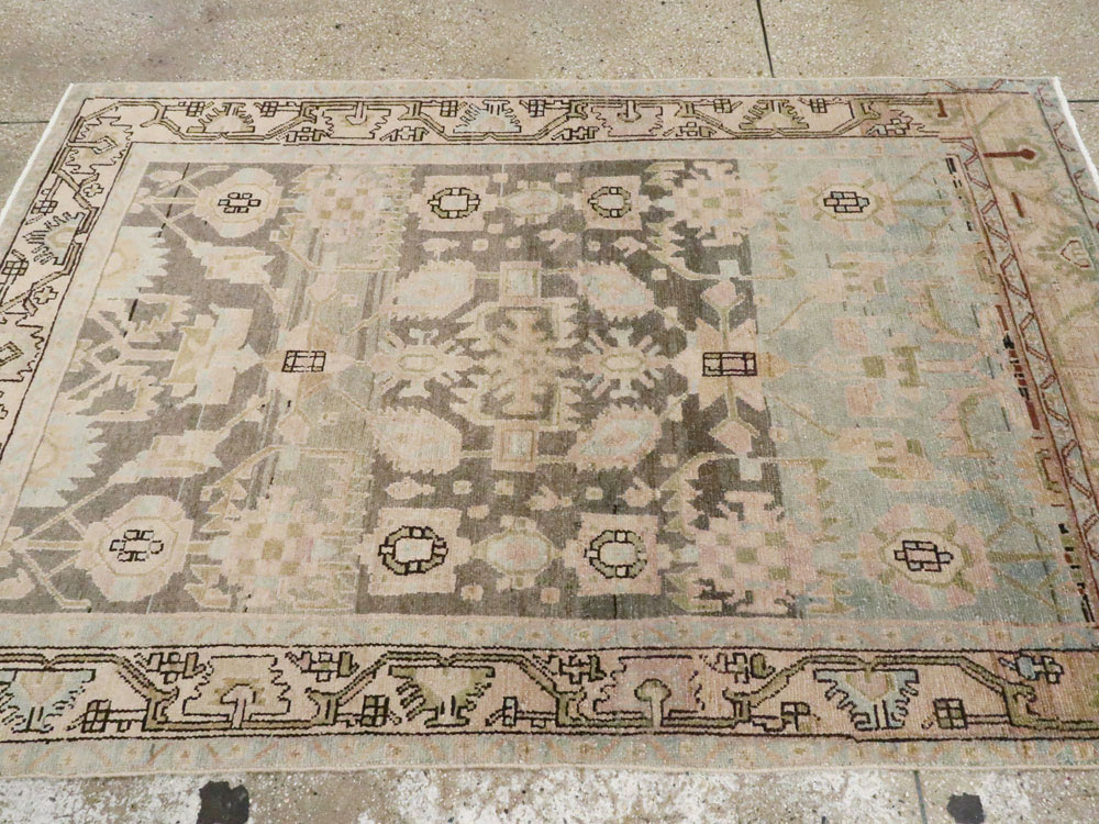 Vintage Persian Malayer Rug, No.26372 - Staging