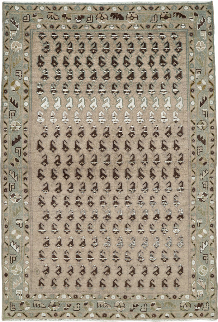 Vintage Persian Malayer Rug, No.26373 - Staging