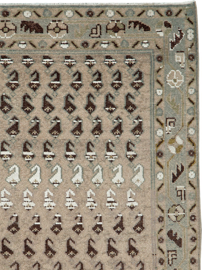 Vintage Persian Malayer Rug, No.26373 - Staging