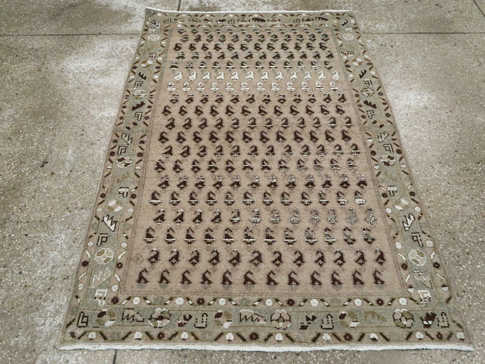 Vintage Persian Malayer Rug, No.26373 - Staging