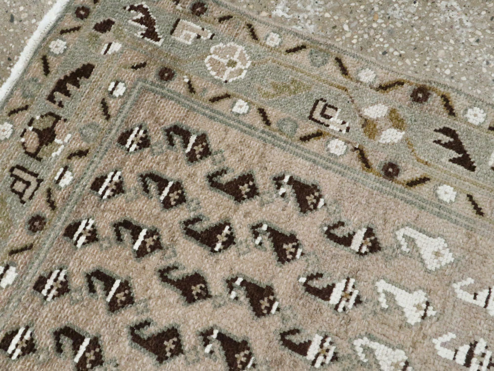 Vintage Persian Malayer Rug, No.26373 - Staging