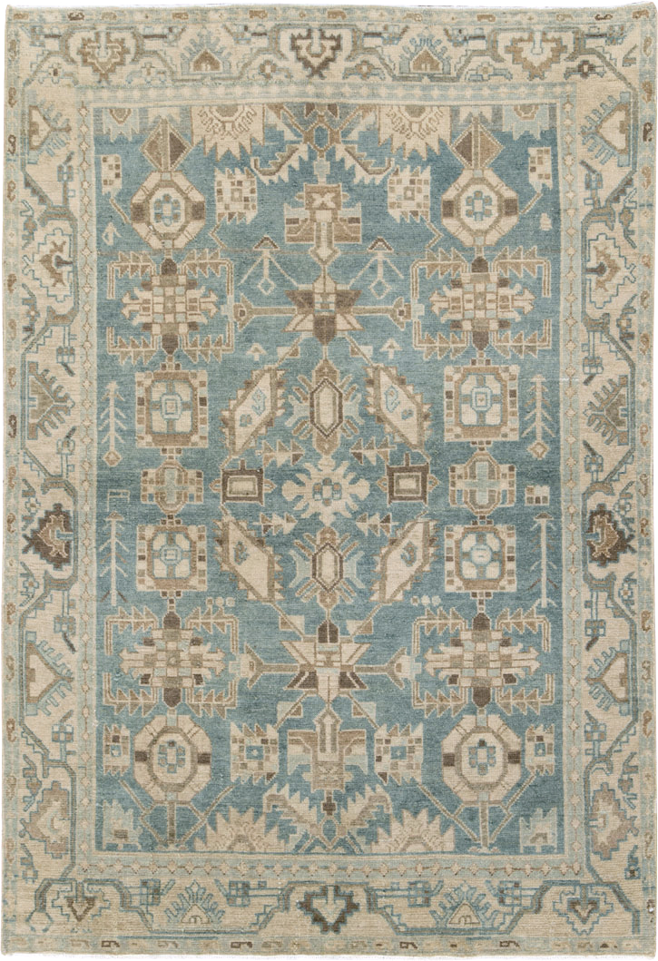 Vintage Persian Malayer Rug, No.26374 - Staging