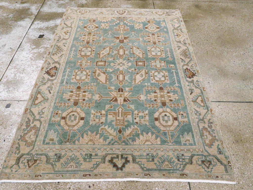 Vintage Persian Malayer Rug, No.26374 - Staging