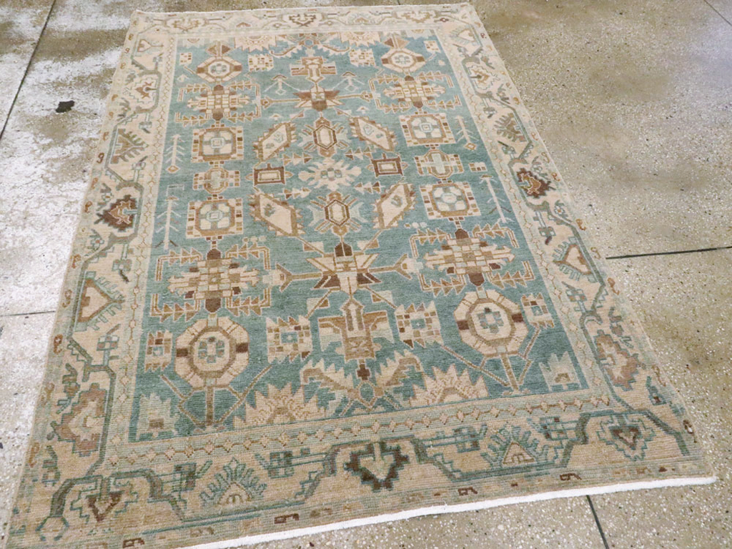 Vintage Persian Malayer Rug, No.26374 - Staging