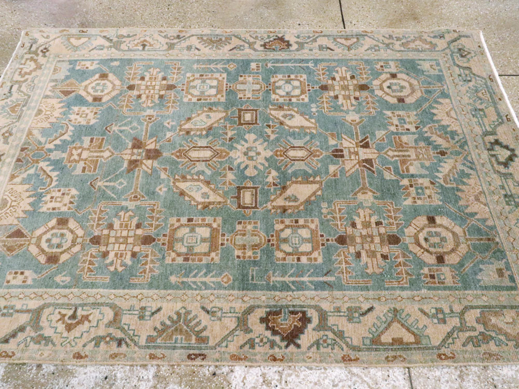Vintage Persian Malayer Rug, No.26374 - Staging