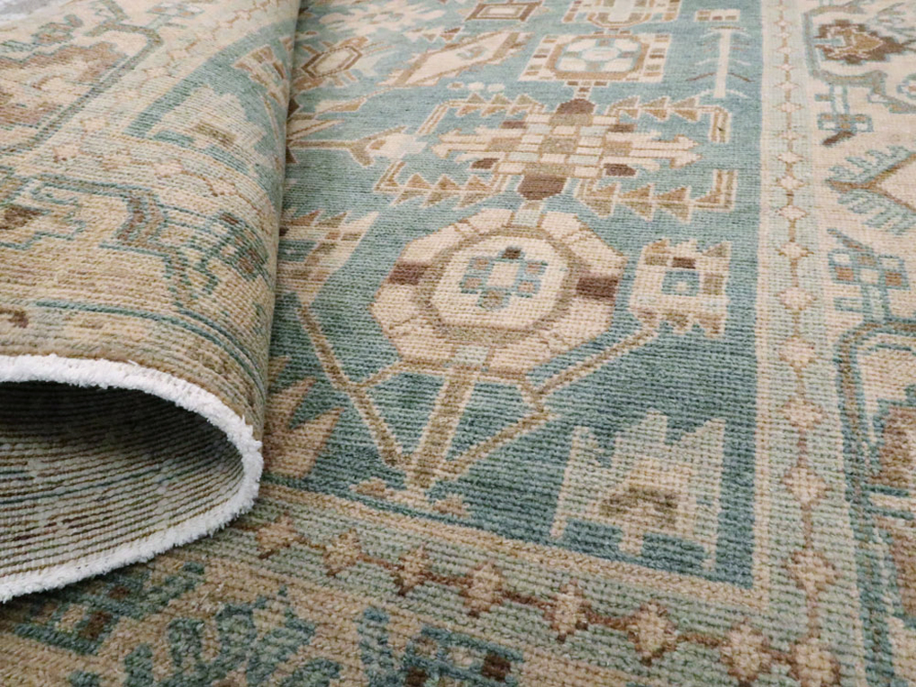 Vintage Persian Malayer Rug, No.26374 - Staging