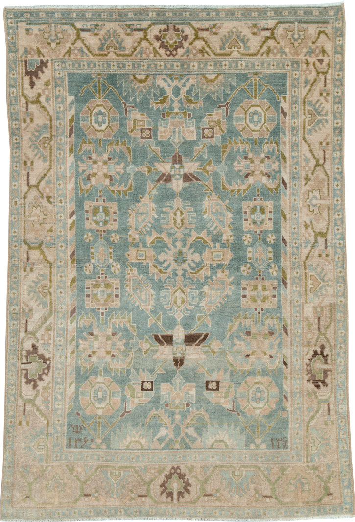 Vintage Persian Malayer Rug, No.26375 - Staging
