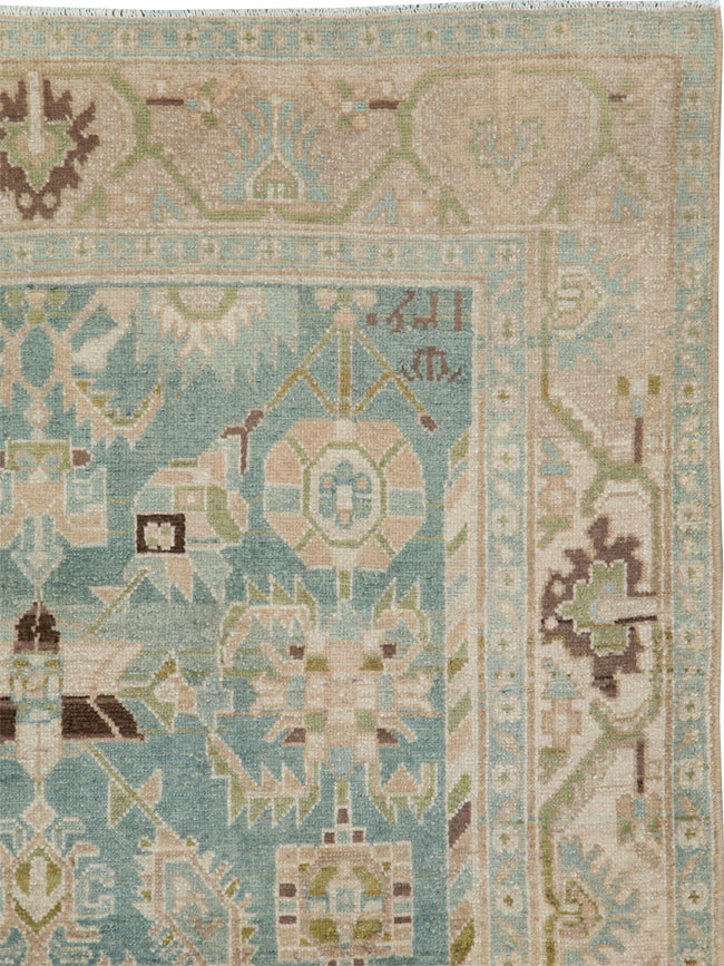 Vintage Persian Malayer Rug, No.26375 - Staging
