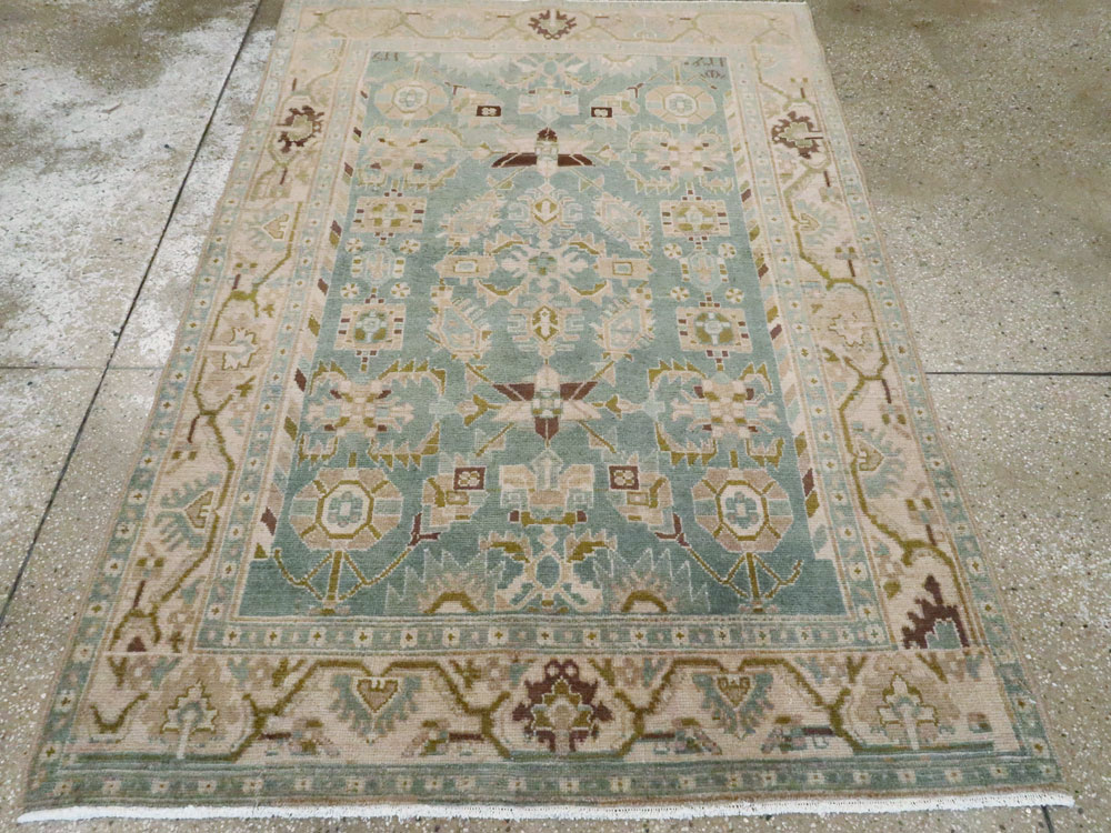 Vintage Persian Malayer Rug, No.26375 - Staging