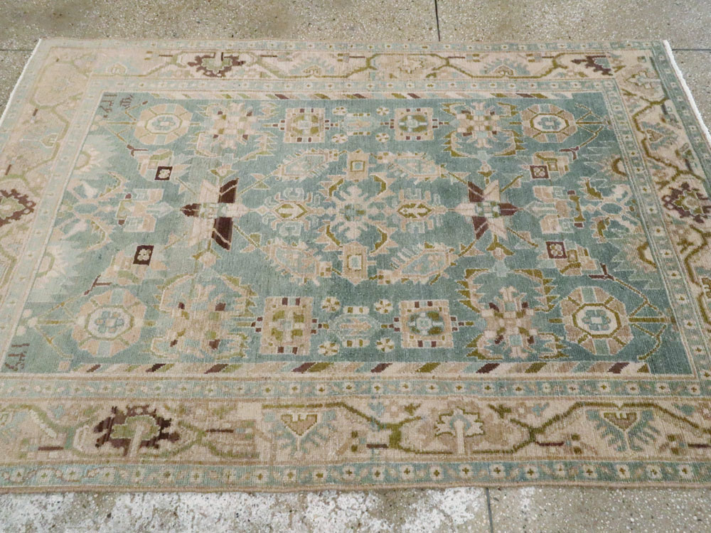 Vintage Persian Malayer Rug, No.26375 - Staging