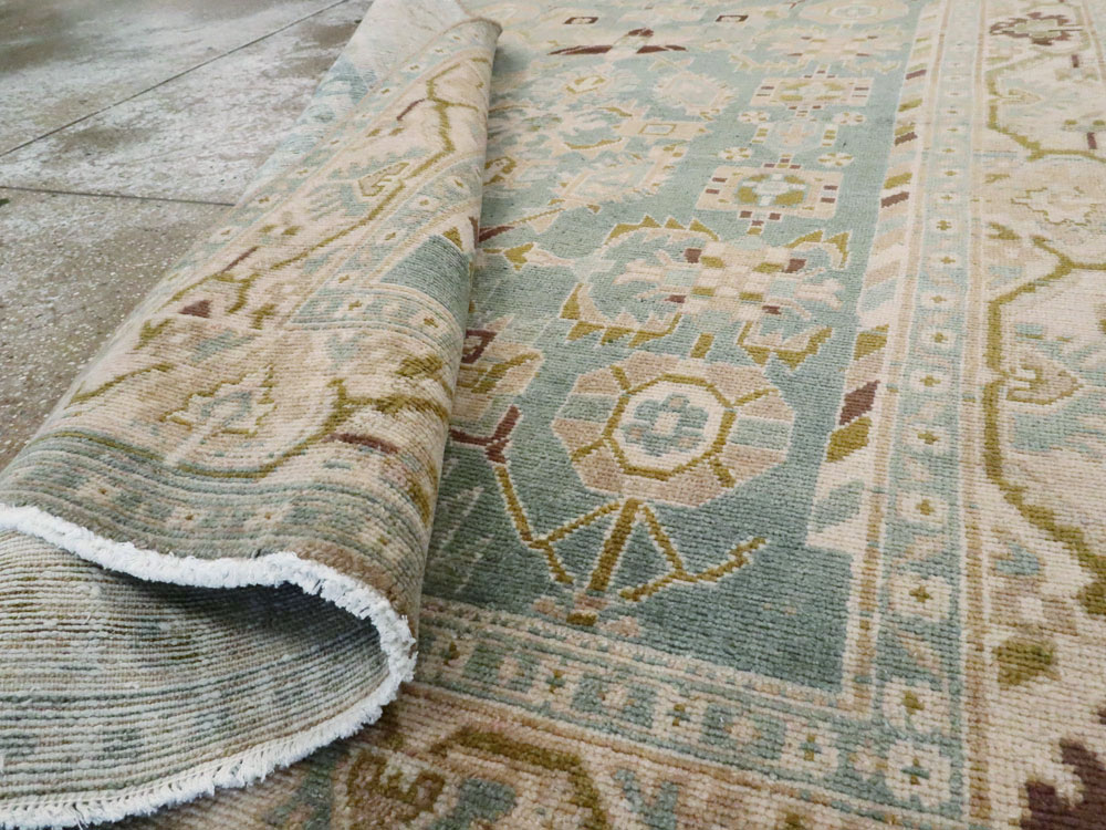 Vintage Persian Malayer Rug, No.26375 - Staging