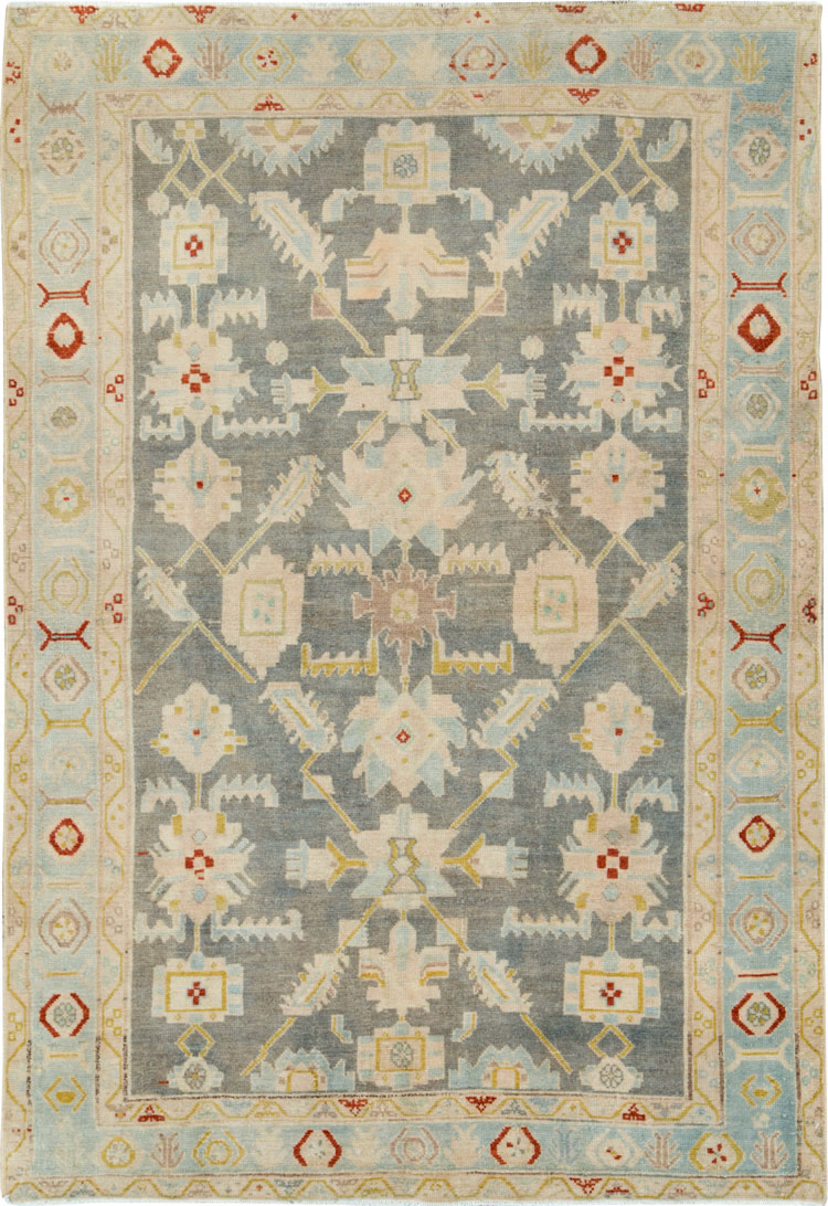 Vintage Persian Malayer Rug, No.26376 - Staging