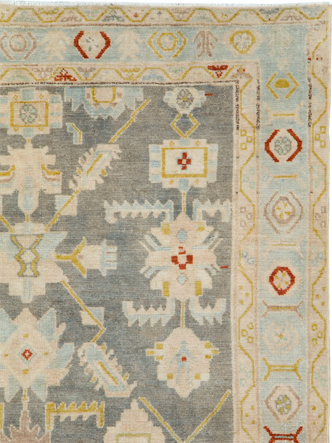 Vintage Persian Malayer Rug, No.26376 - Staging