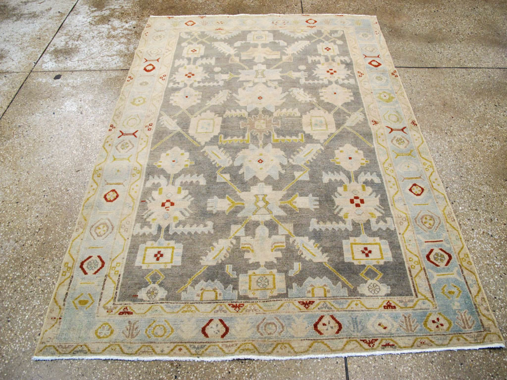 Vintage Persian Malayer Rug, No.26376 - Staging
