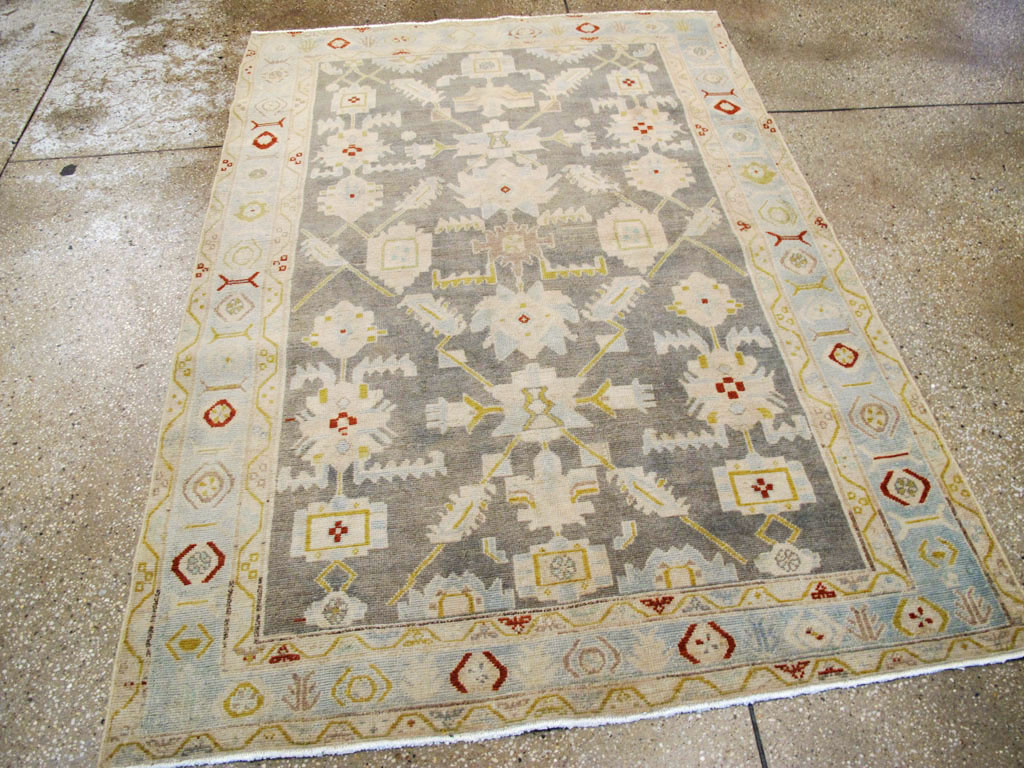 Vintage Persian Malayer Rug, No.26376 - Staging