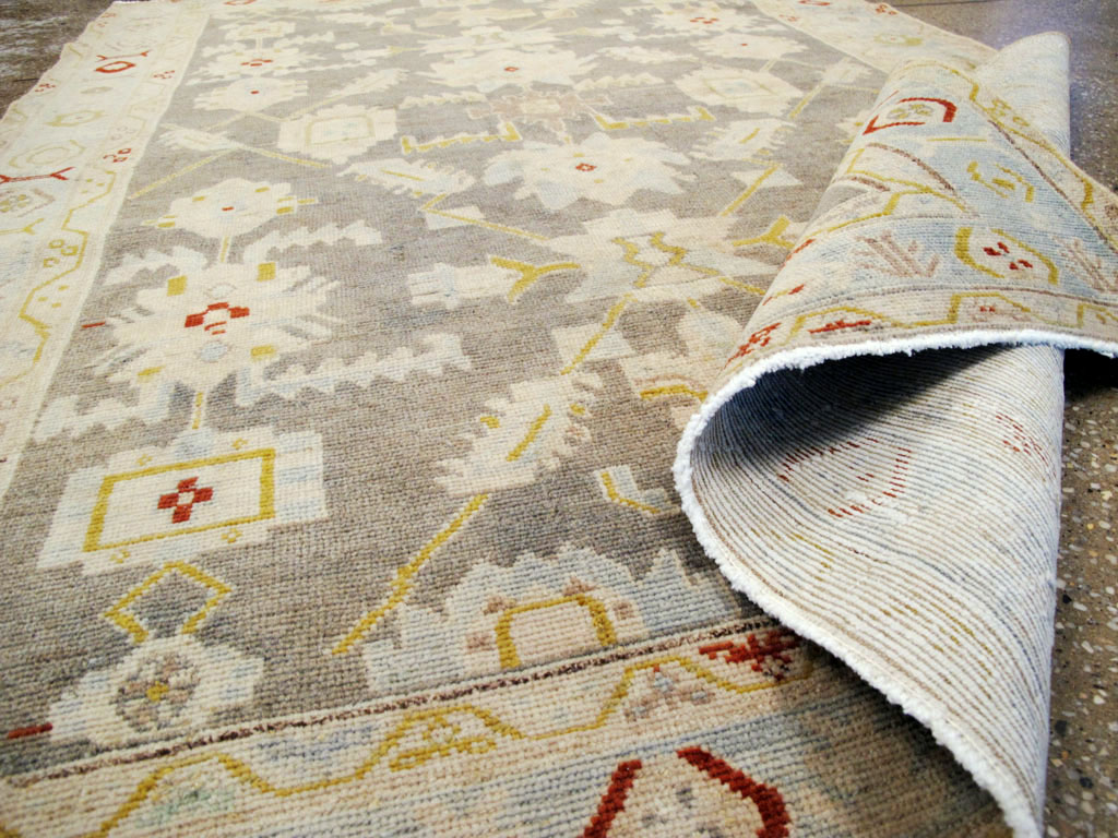 Vintage Persian Malayer Rug, No.26376 - Staging