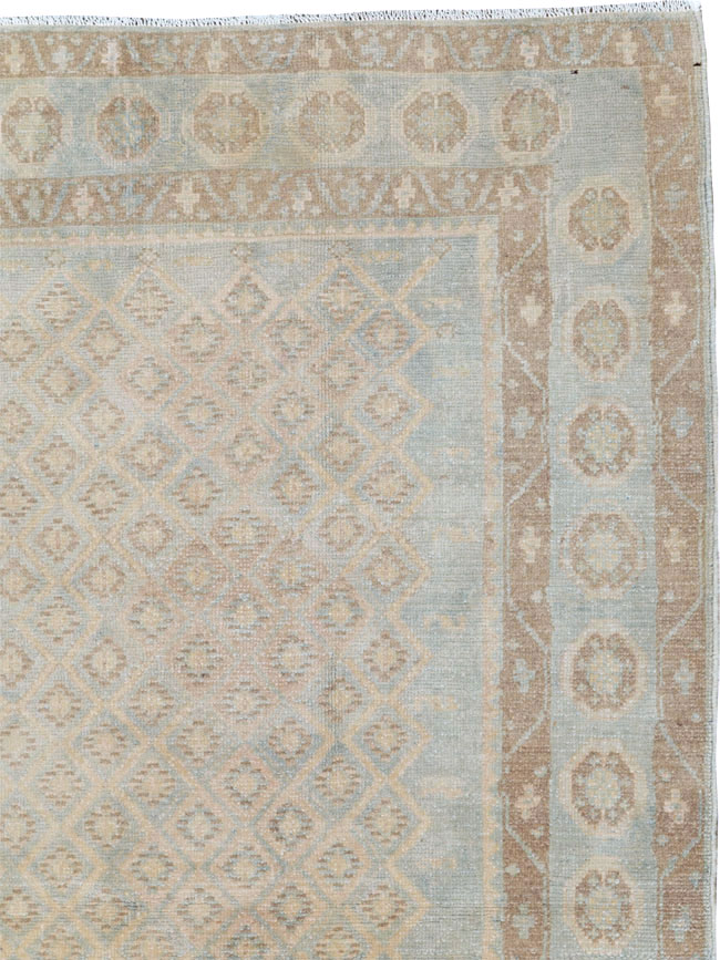 Vintage Persian Malayer Accent Rug, No.26377 - Staging