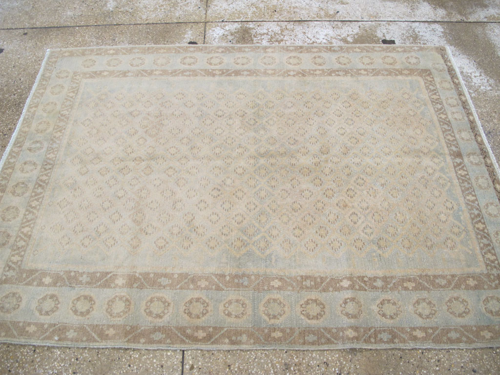 Vintage Persian Malayer Accent Rug, No.26377 - Staging