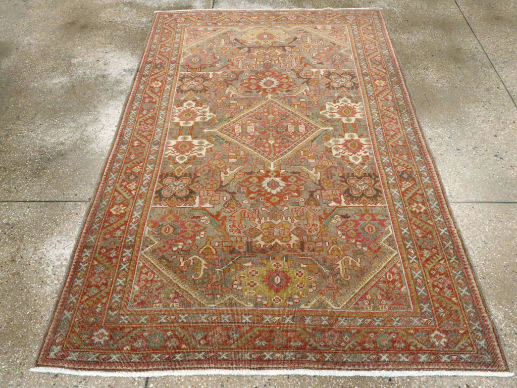 Antique Persian Mahal Rug, No.26379 - Staging