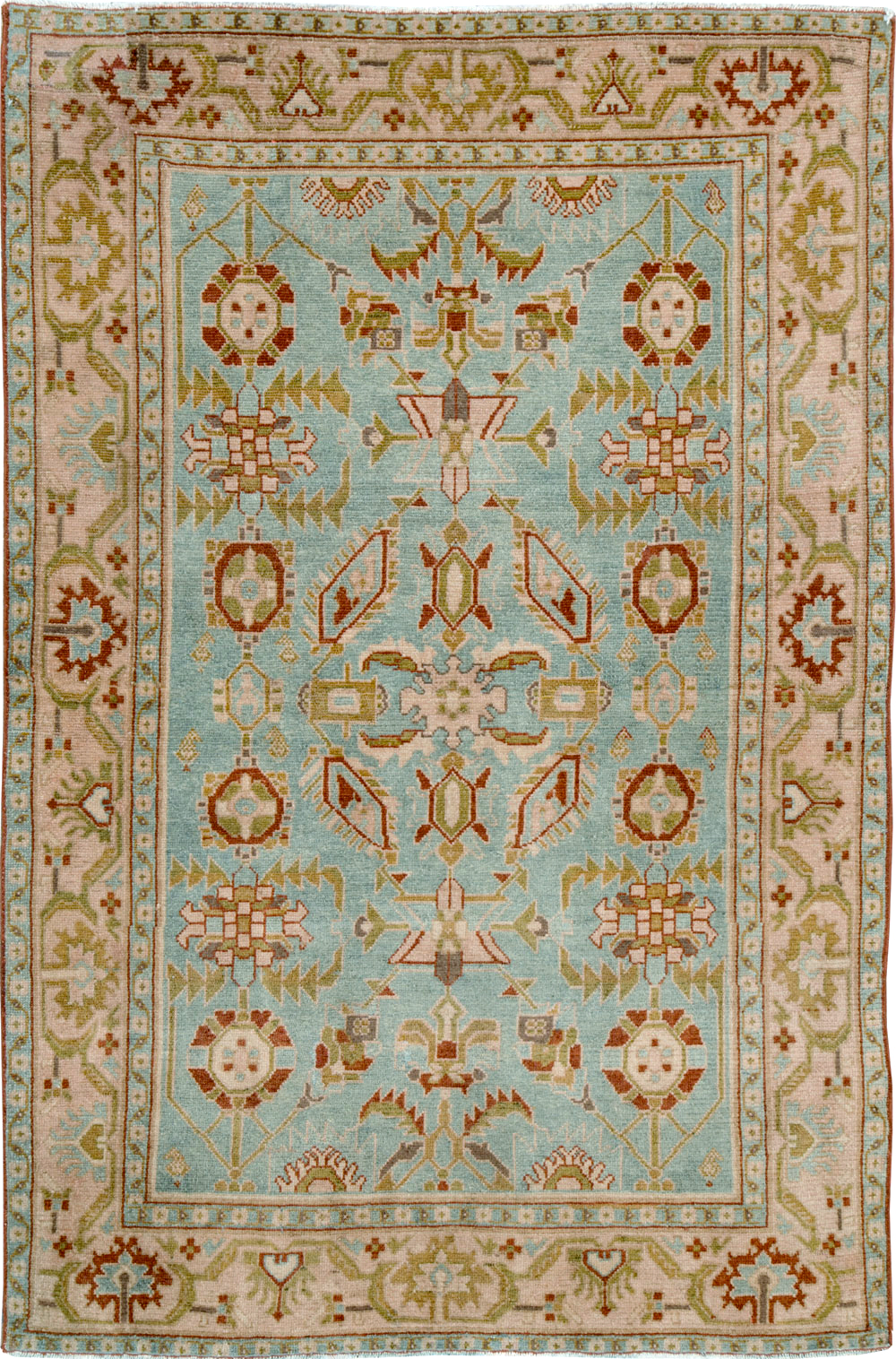 Vintage Persian Malayer Rug, No.26380 - Staging
