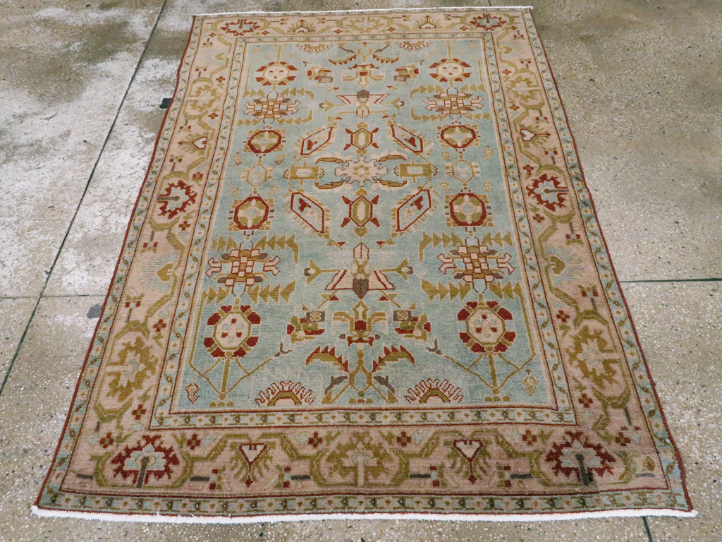 Vintage Persian Malayer Rug, No.26380 - Staging