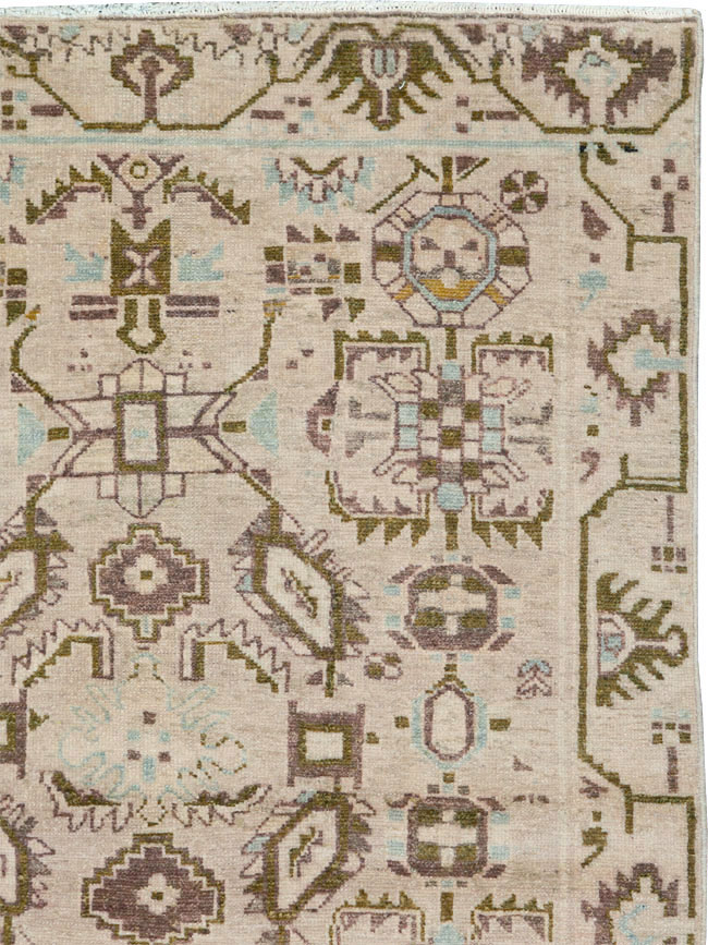 Vintage Persian Malayer Rug, No.26382 - Staging