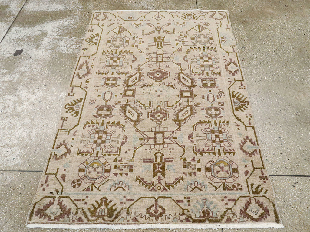 Vintage Persian Malayer Rug, No.26382 - Staging