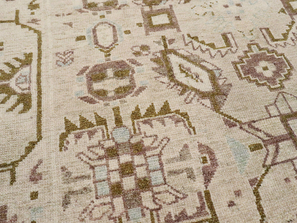 Vintage Persian Malayer Rug, No.26382 - Staging