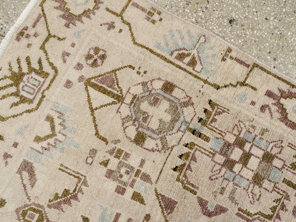 Vintage Persian Malayer Rug, No.26382 - Staging