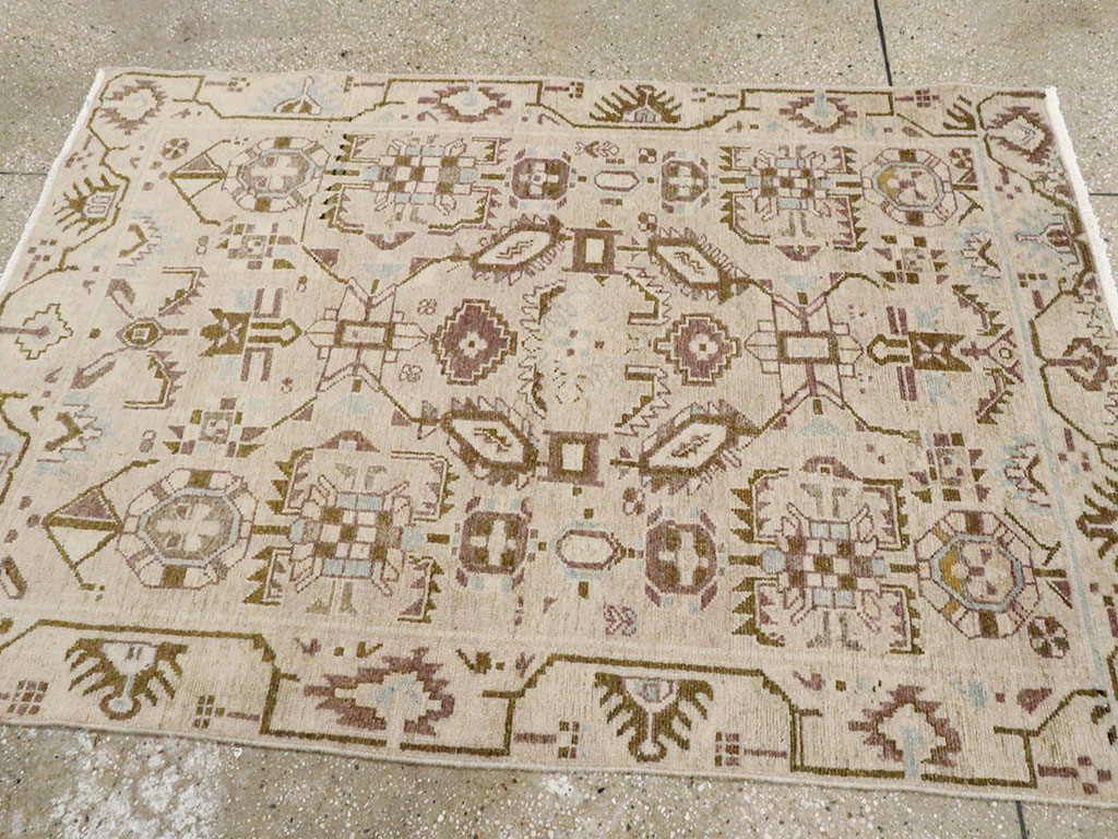 Vintage Persian Malayer Rug, No.26382 - Staging