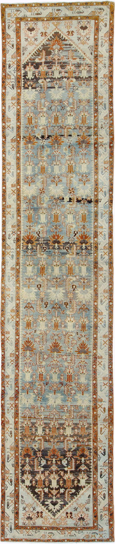 Vintage Persian Malayer Runner, No.26384 - Staging