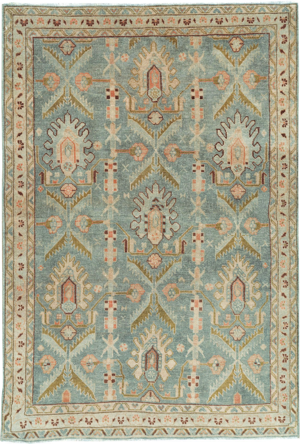 Vintage Persian Malayer Rug, No.26385 - Staging