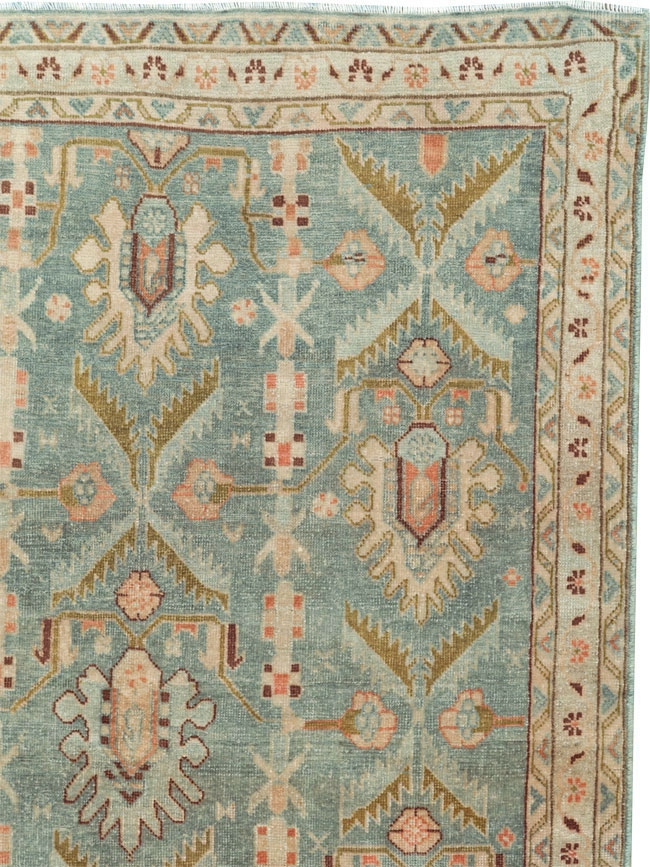 Vintage Persian Malayer Rug, No.26385 - Staging