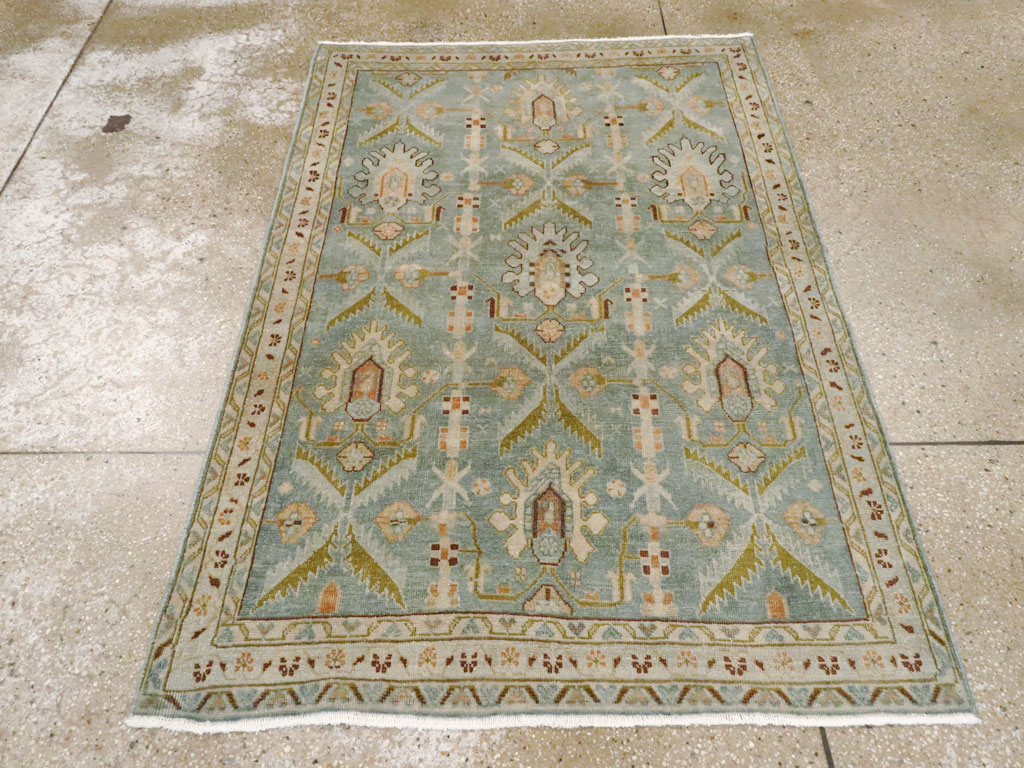 Vintage Persian Malayer Rug, No.26385 - Staging