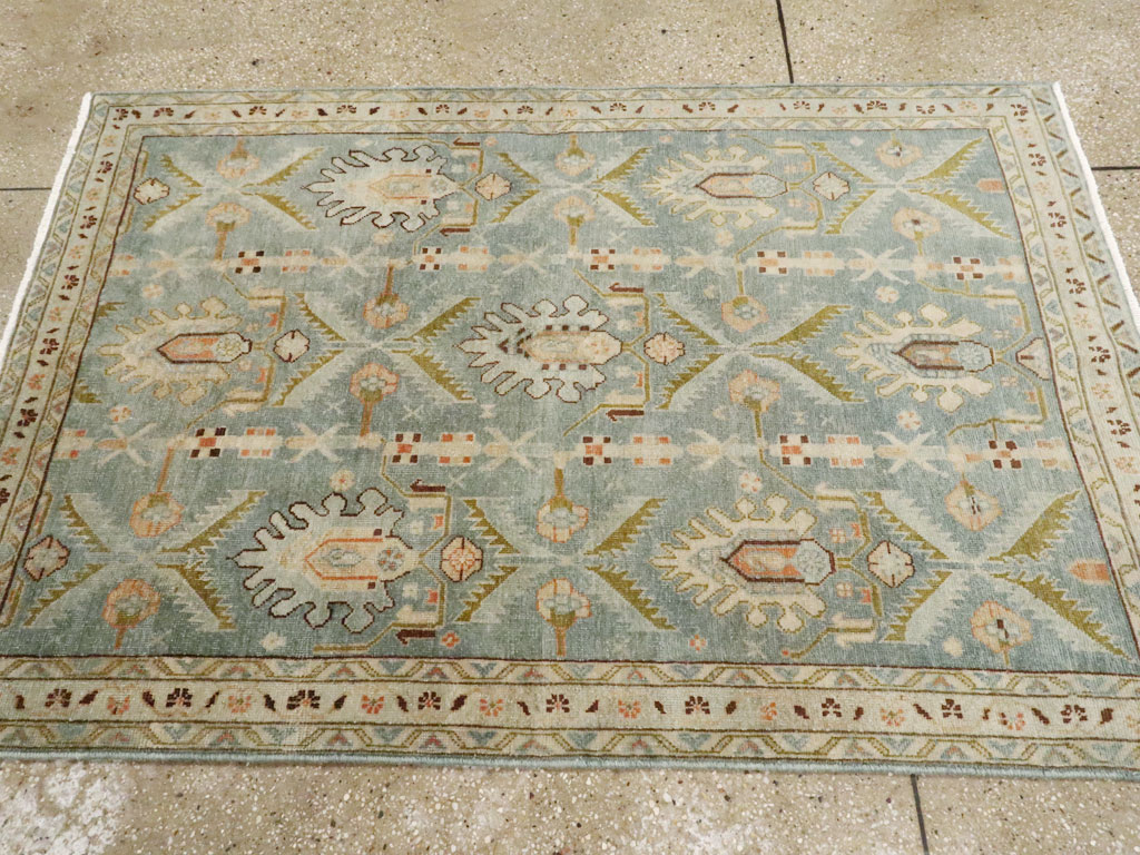 Vintage Persian Malayer Rug, No.26385 - Staging