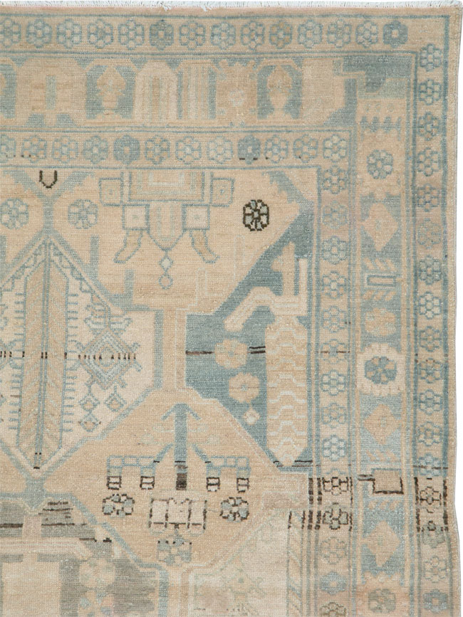 Vintage Persian Malayer Rug, No.26386 - Staging