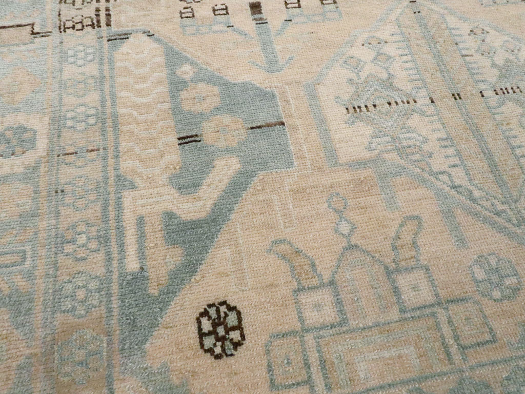 Vintage Persian Malayer Rug, No.26386 - Staging