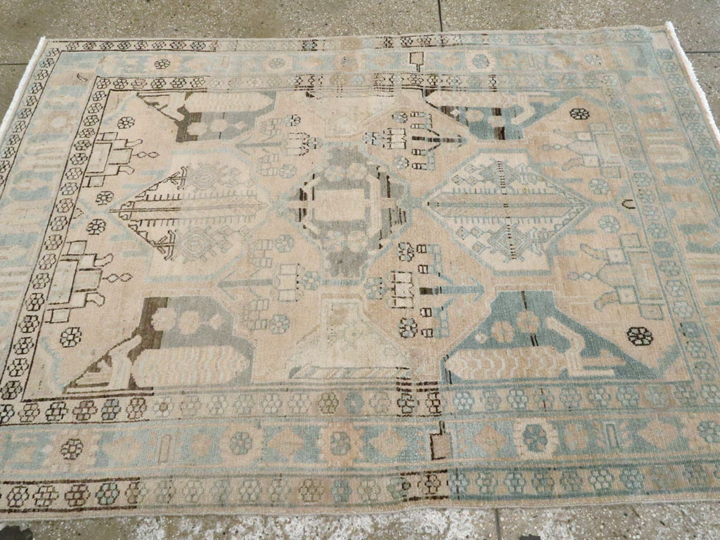 Vintage Persian Malayer Rug, No.26386 - Staging