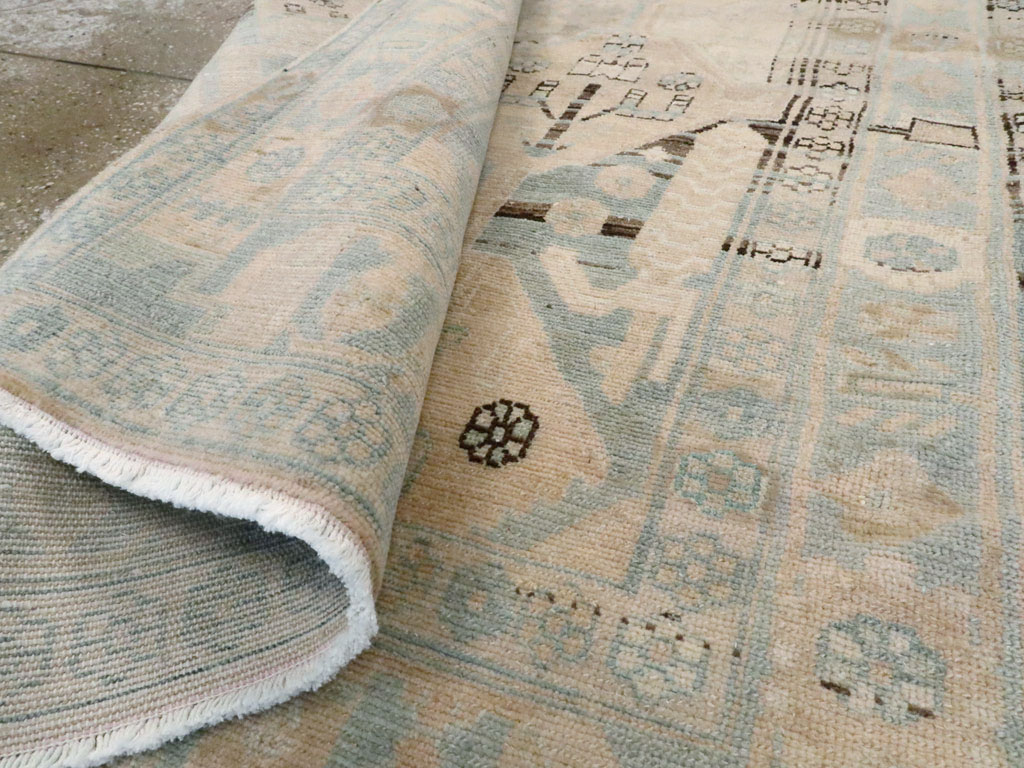 Vintage Persian Malayer Rug, No.26386 - Staging