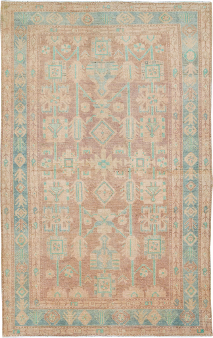 Vintage Persian Malayer Rug, No.26387 - Staging