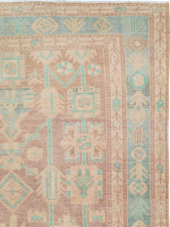 Vintage Persian Malayer Rug, No.26387 - Staging