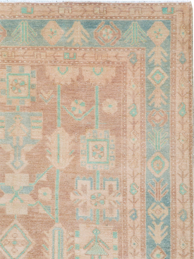 Vintage Persian Malayer Rug, No.26387 - Staging