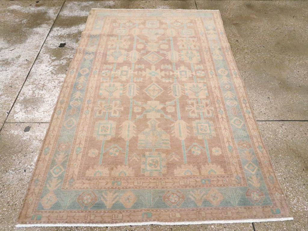 Vintage Persian Malayer Rug, No.26387 - Staging