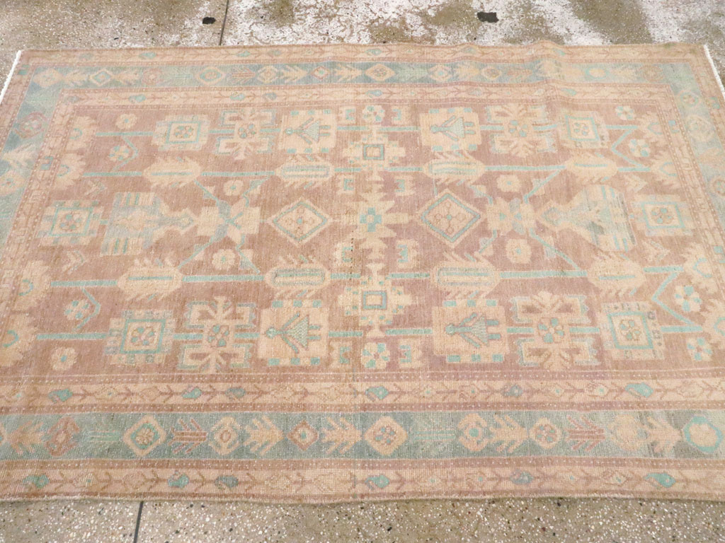 Vintage Persian Malayer Rug, No.26387 - Staging