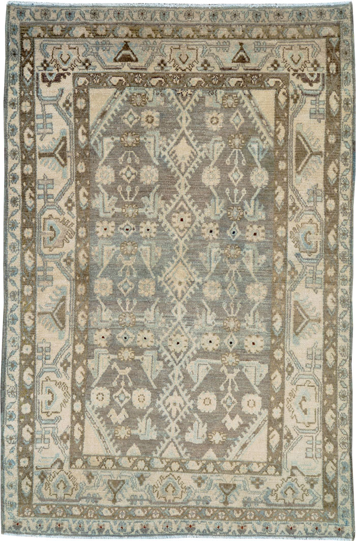 Vintage Persian Malayer Rug, No.26388 - Staging