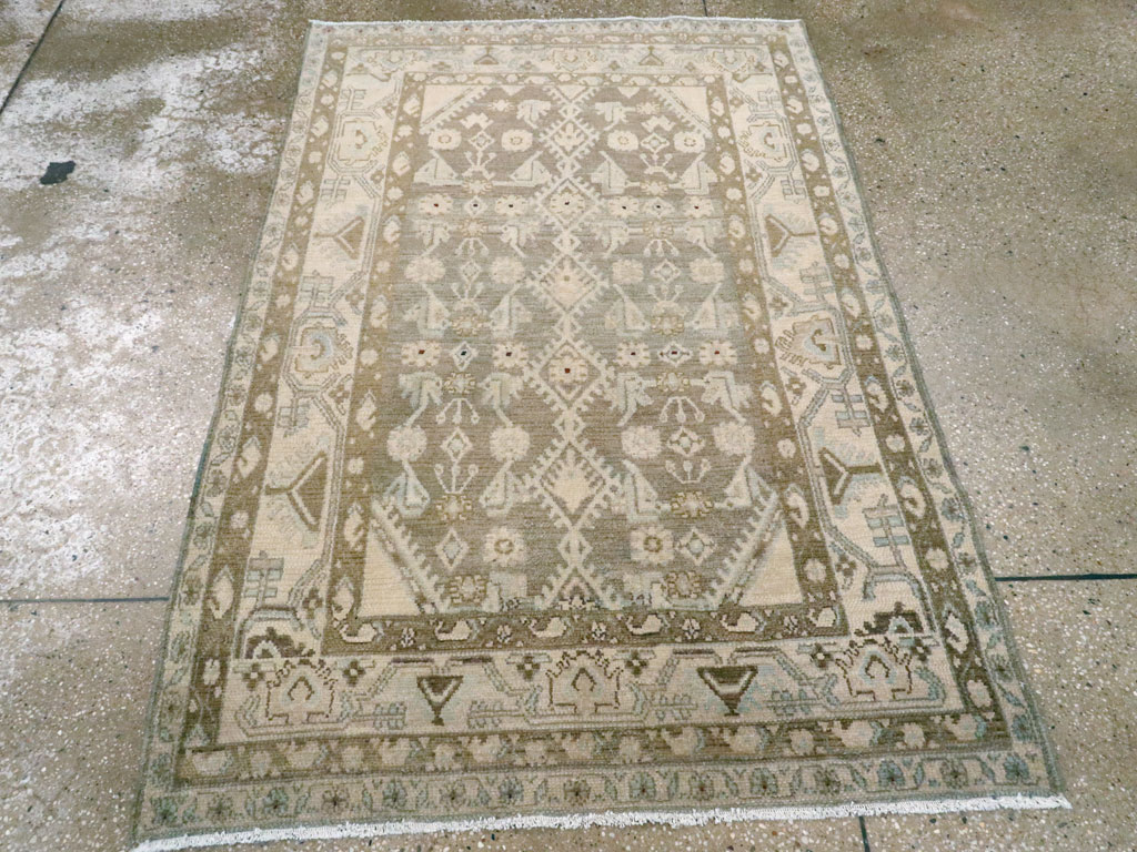 Vintage Persian Malayer Rug, No.26388 - Staging