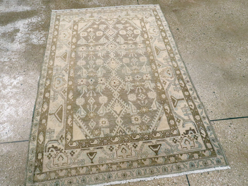 Vintage Persian Malayer Rug, No.26388 - Staging