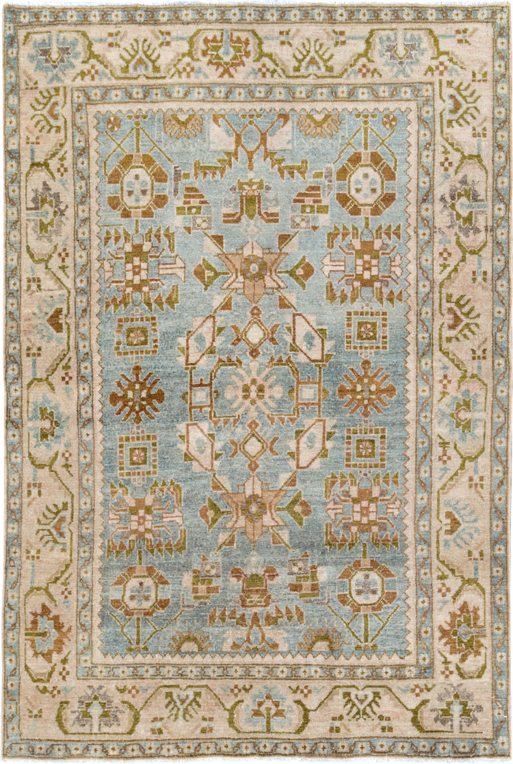 Vintage Persian Malayer Rug, No.26390 - Staging
