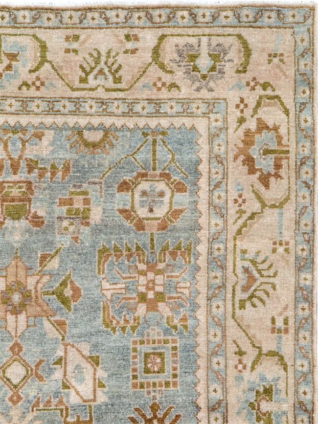Vintage Persian Malayer Rug, No.26390 - Staging